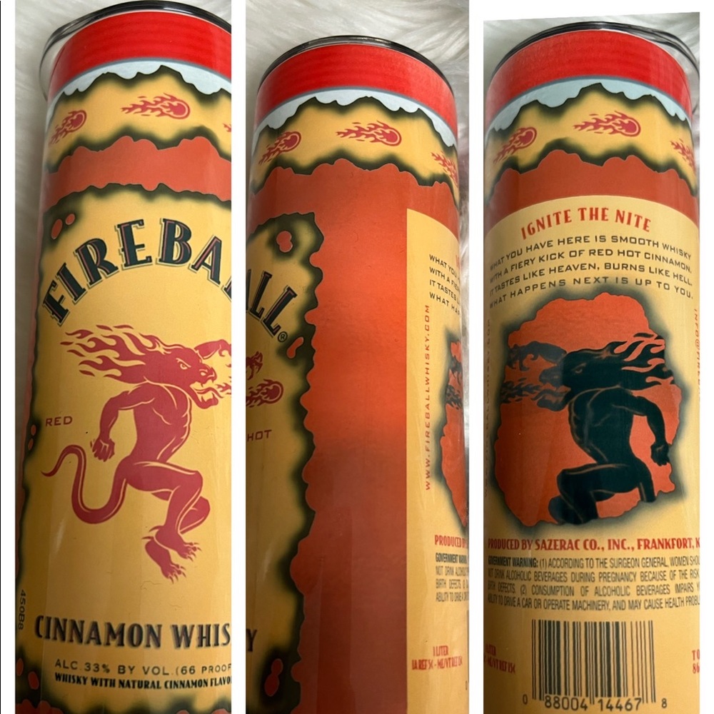 Brand new fireball whiskey tumbler